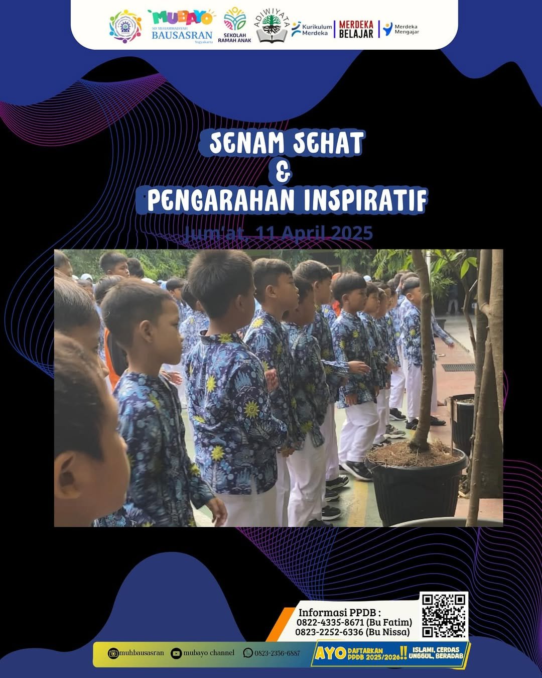 Milad ke‑106 SD Muhammadiyah Bausasran Adakan Jalan Sehat